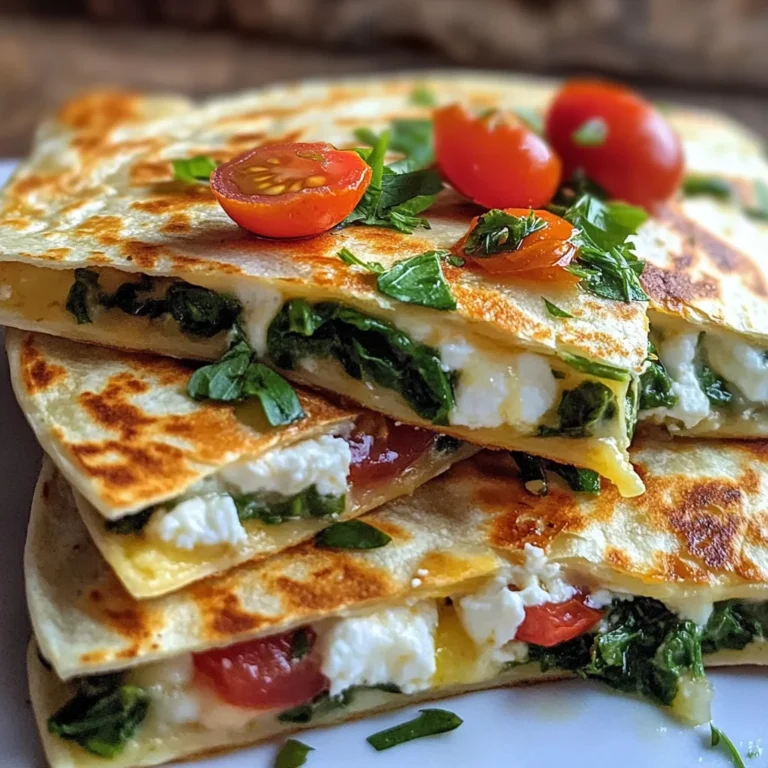 Fresh Mediterranean Quesadillas