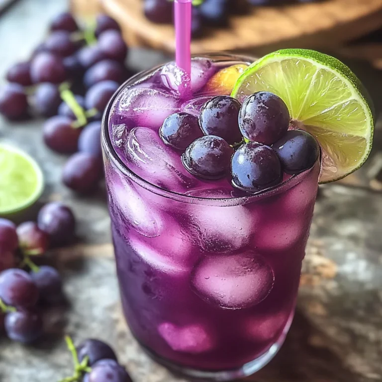 Grape Agua Fresca