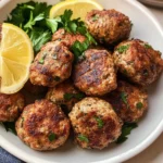 Healthy Greek Meatballs