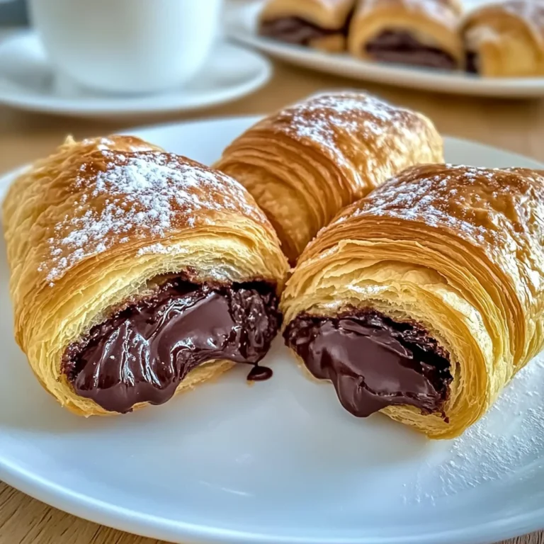 Homemade Chocolate Croissants: Indulge in Flaky Bliss at Home