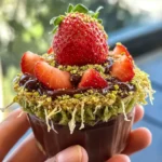 Homemade Chocolate Strawberry Cups Recipe