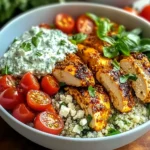 Mediterranean Chicken Bowls: Fresh, Flavorful, and Fun!