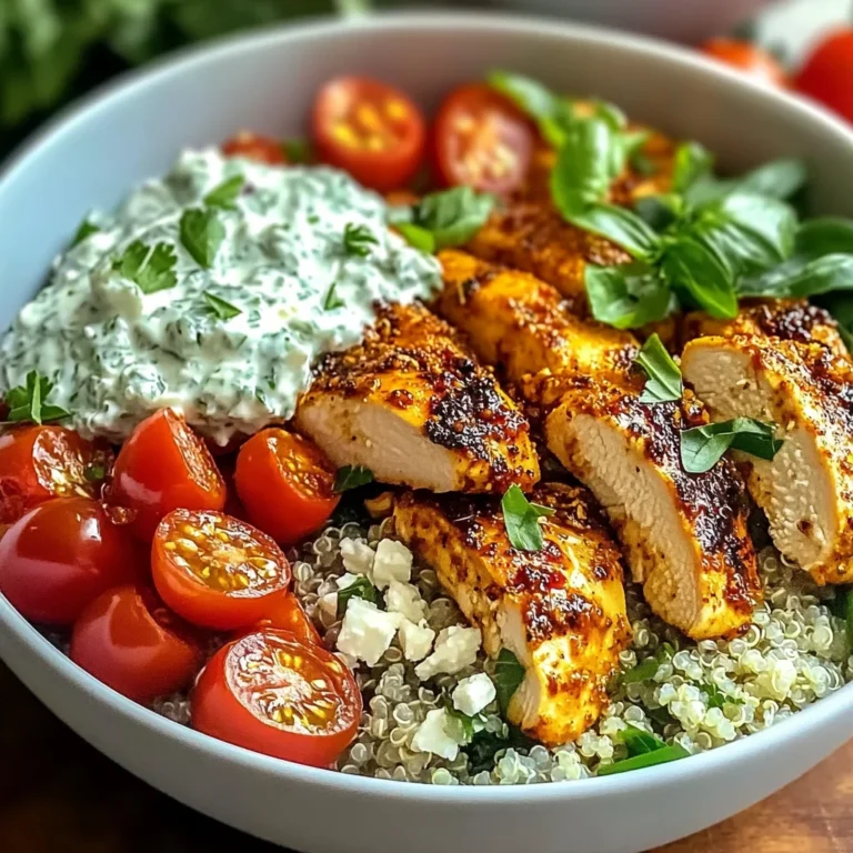 Mediterranean Chicken Bowls: Fresh, Flavorful, and Fun!