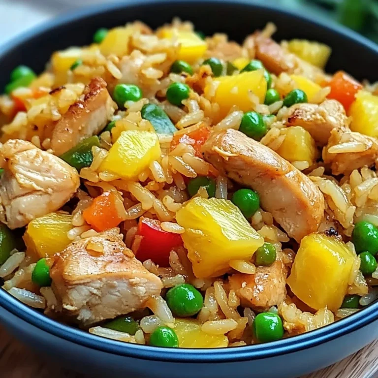 Pineapple Chicken Fried Rice