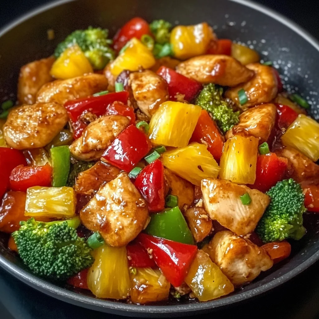 Pineapple Chicken Stir Fry