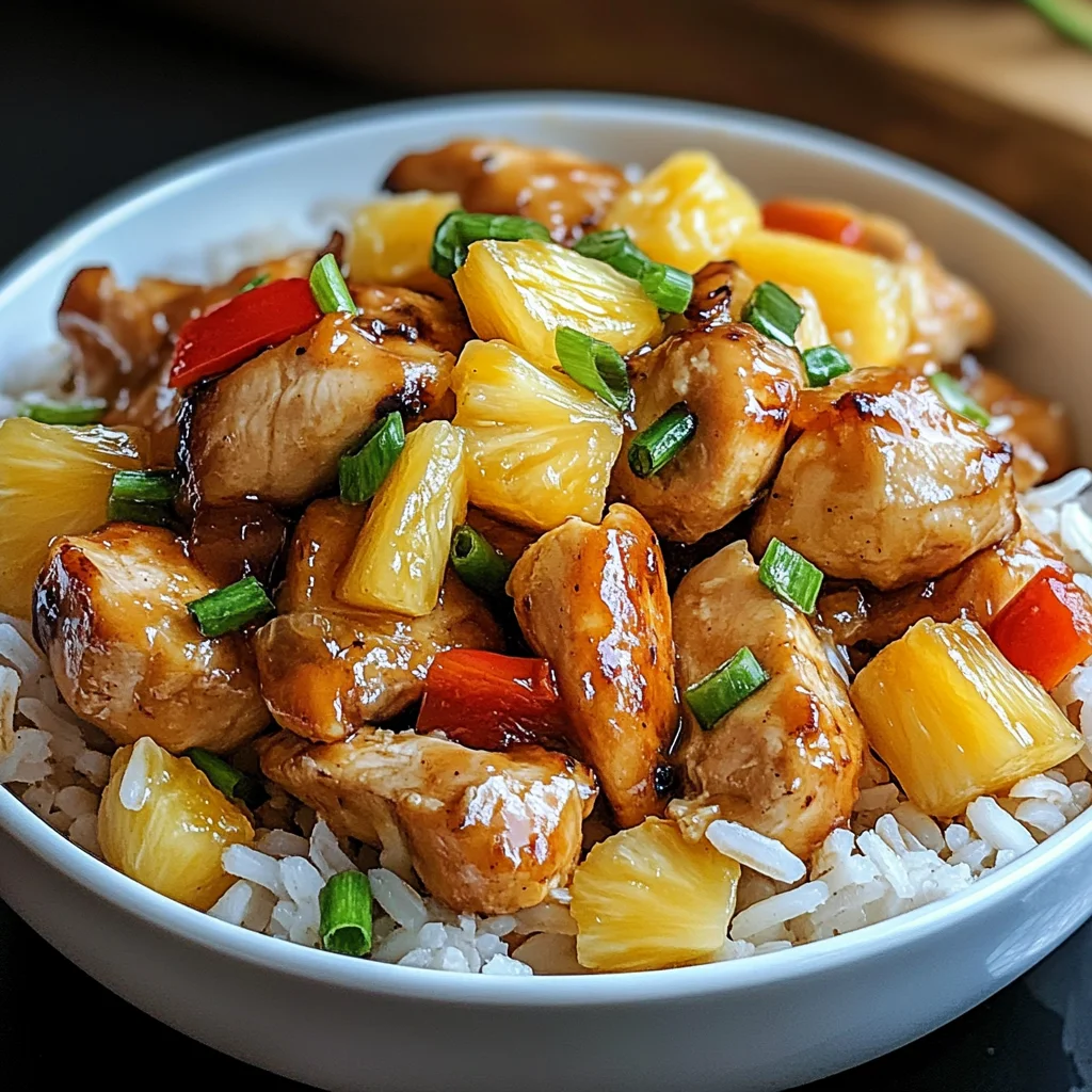 Pineapple Chicken and Rice: A Tropical Delight Recipe