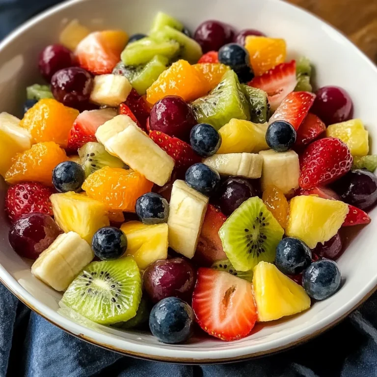 Refreshing Fruit Salad with Honey Lime Dressing
