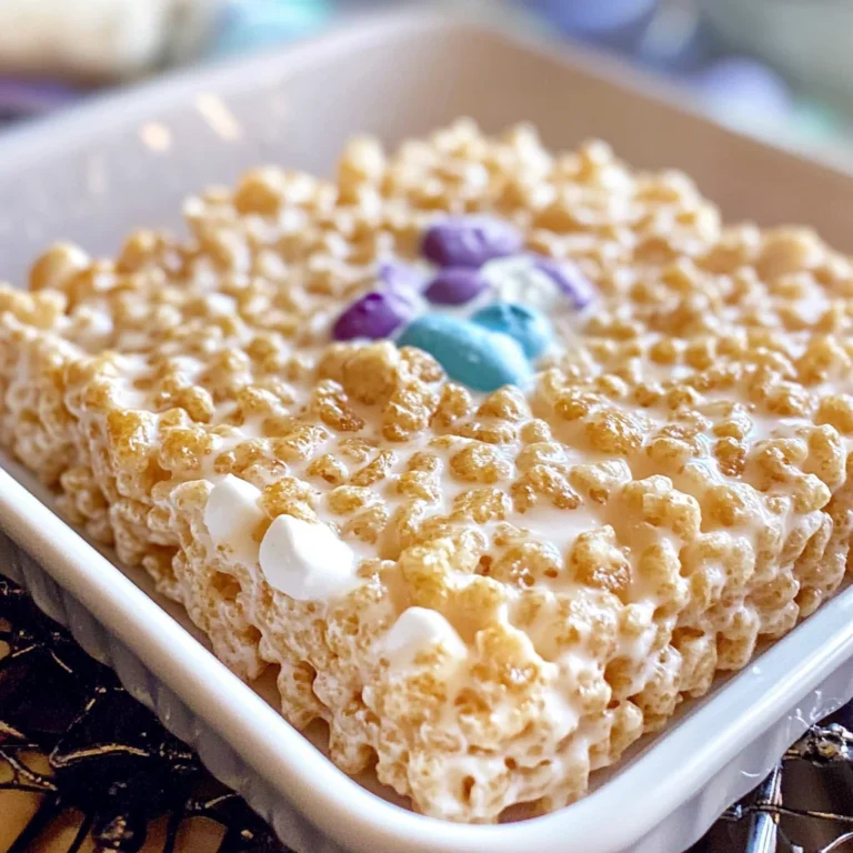 Rice Krispie Treat For One
