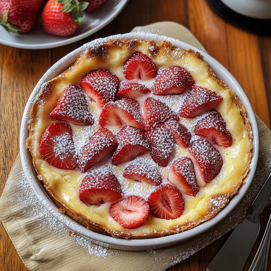 Strawberry Flaugnarde