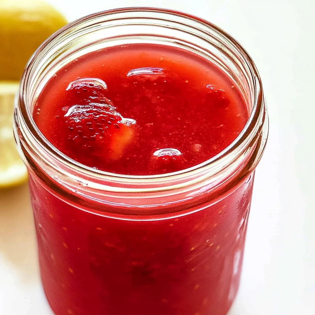 Strawberry Lemonade Concentrate for Canning