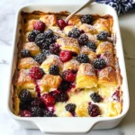 Sweet Breakfast Casserole (with Croissants)