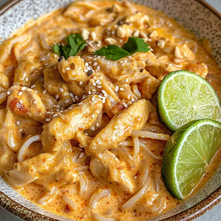 Thai Curry Noodles With Chicken (Crazy Good Sauce!)