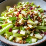 Thanksgiving Celery and Apple Crunch Salad