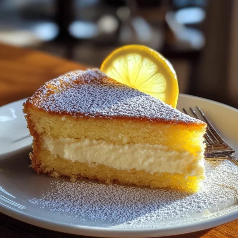 The Best Lemon Custard Cake