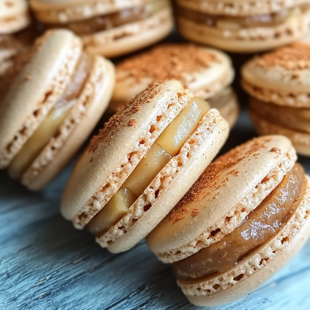 Apple Pie Macarons