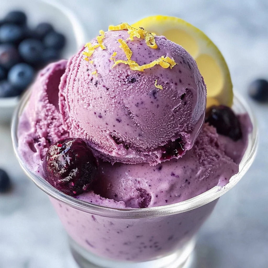 Blueberry Sherbet