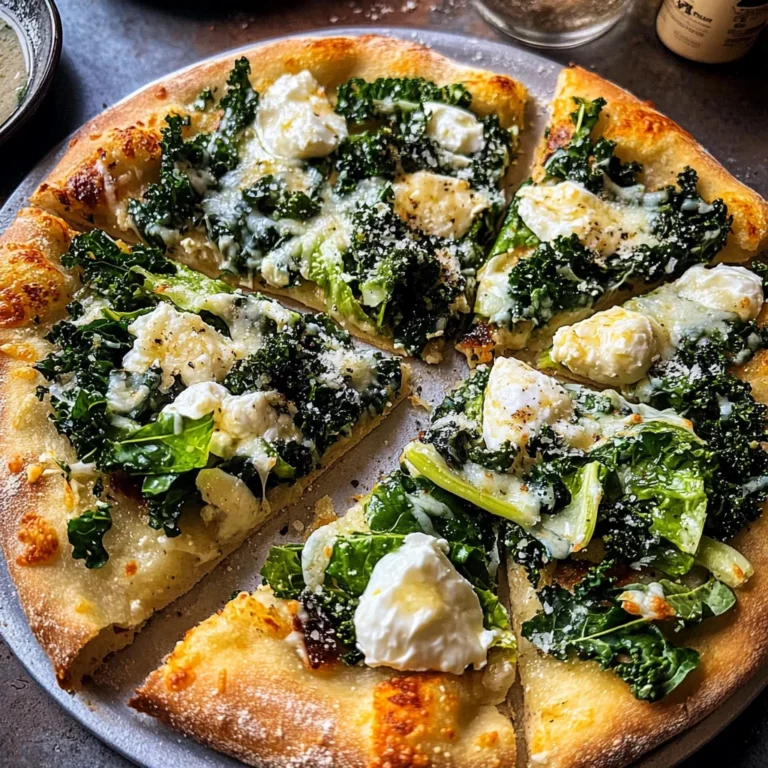 Burrata Caesar Salad Pizza