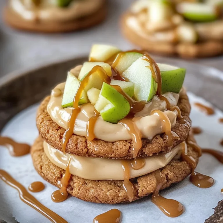 Caramel apple cookies- Crumbl copycat