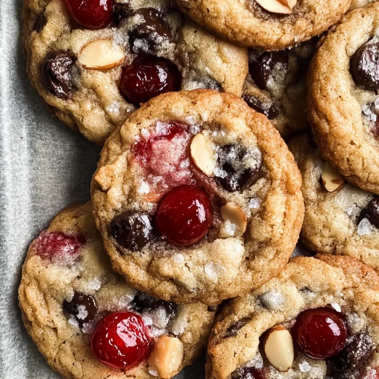 Cherry & Almond Chocolate Chip Cookies