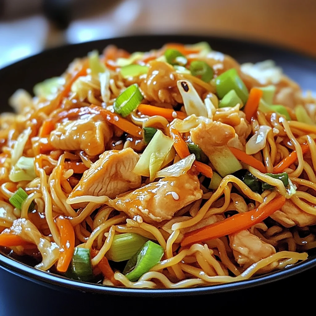 Chicken Chow Mein with The Best Chow Mein Sauce