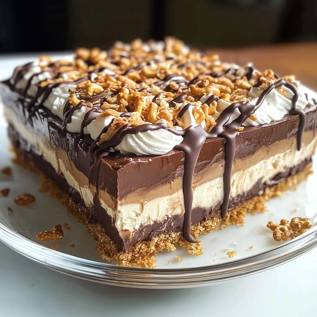 Chocolate Peanut Butter Layer Dessert