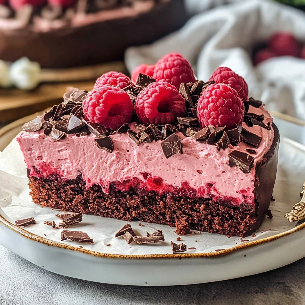 Chocolate Raspberry Mousse Cake Recipe