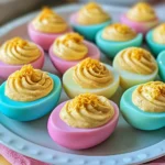 Colored Easter Deviled Eggs