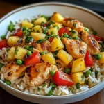 Create a Flavorful Pineapple Chicken Rice in Just 5 Steps!