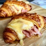 Croissant jambon fromage