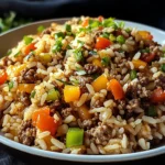 Dirty Rice with Ground Beef