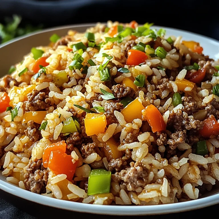Dirty Rice with Ground Beef