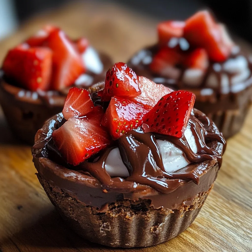 Dubai Chocolate Strawberry Mini Cups