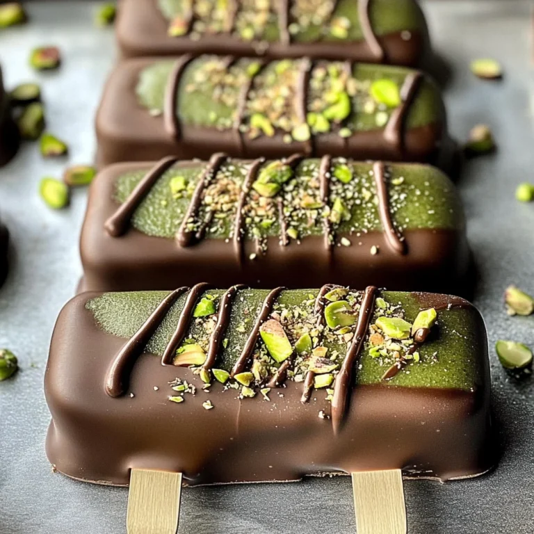 Dubai Pistachio Ice Cream Bars