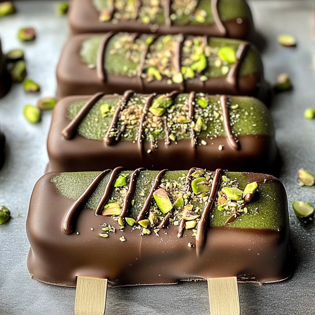 Dubai Pistachio Ice Cream Bars