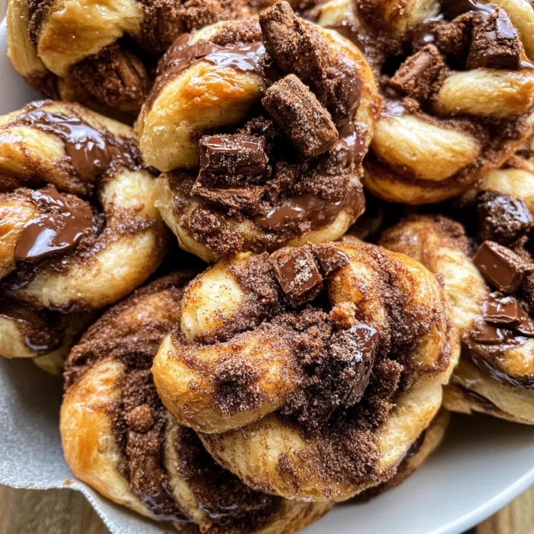 Easy Chocolate Cinnamon Crunch Knots