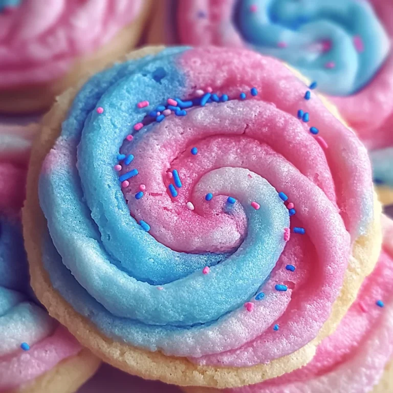 Fluffy Cotton Candy Cookies
