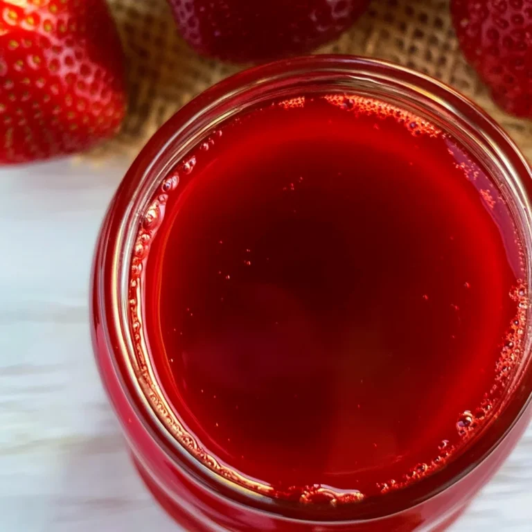 Homemade Strawberry Syrup Recipe