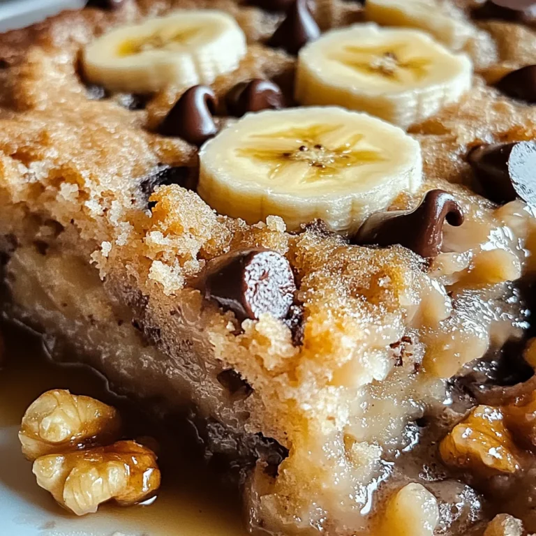Irresistible Banana Bread Cobbler with a Gooey Twist