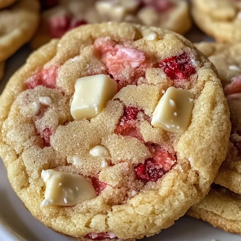 Irresistible Valentine’s Strawberry White Chocolate Cookies