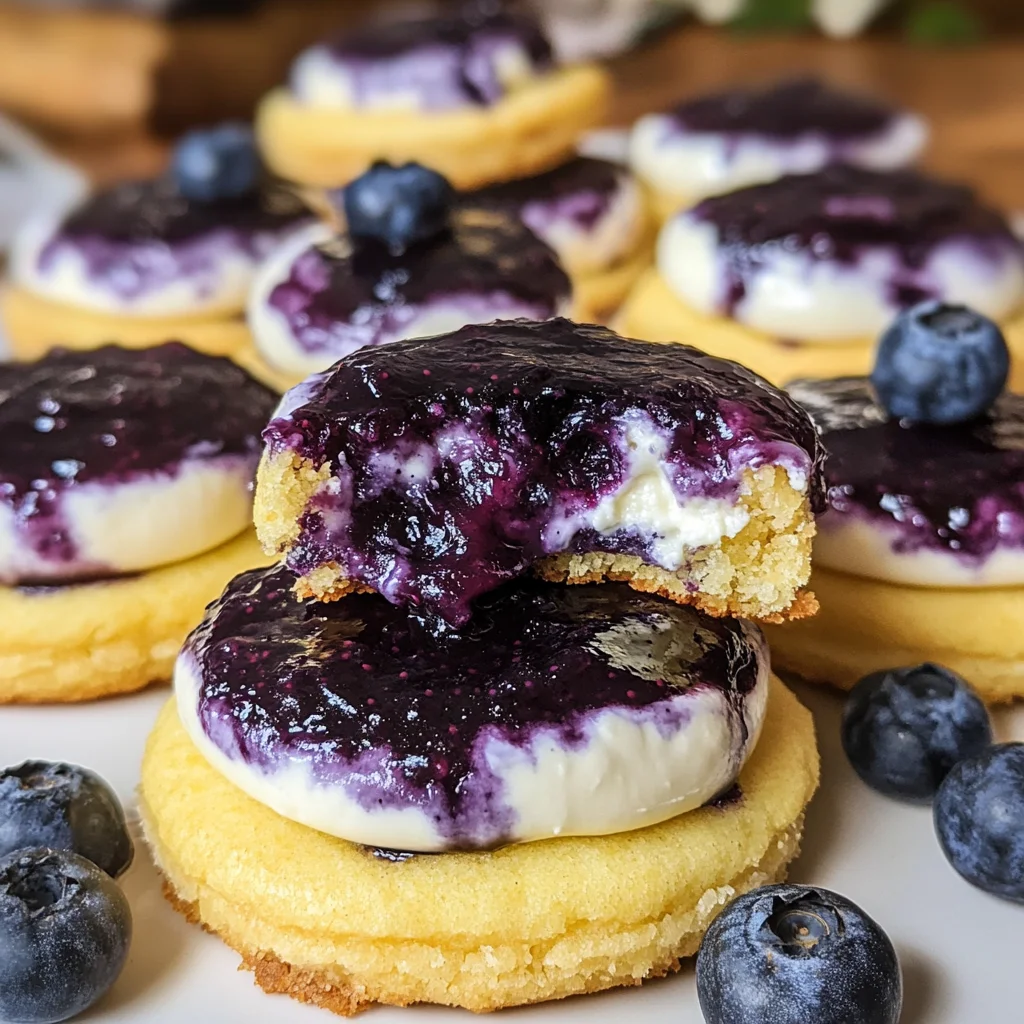 Lemon Blueberry Cheesecake Cookies