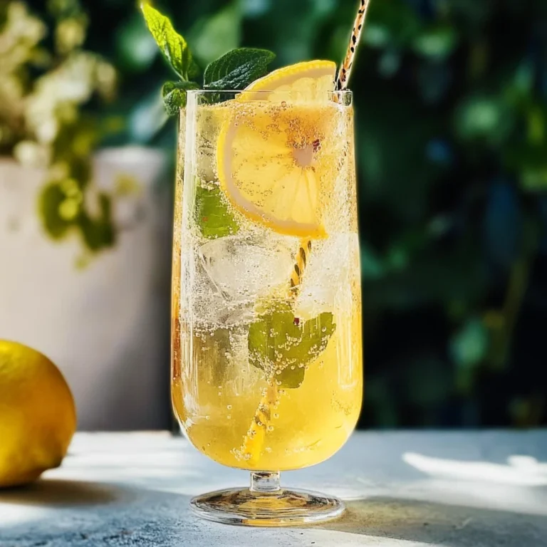 Lemon Verbena Spritz Cocktail Recipe