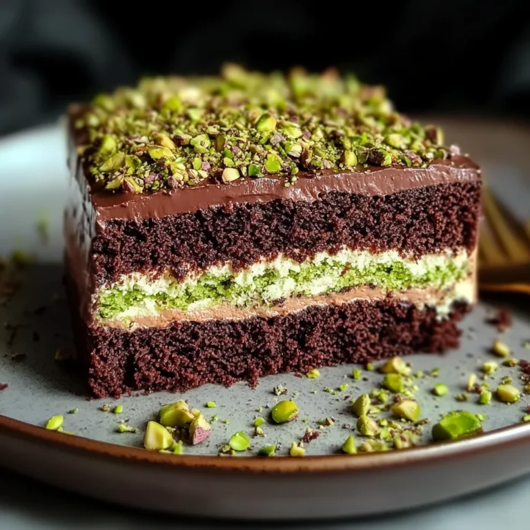 Luxurious Dubai Chocolate Pistachio Cake - theamazingfood