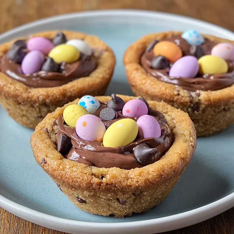 Mini Egg Cookie Cups