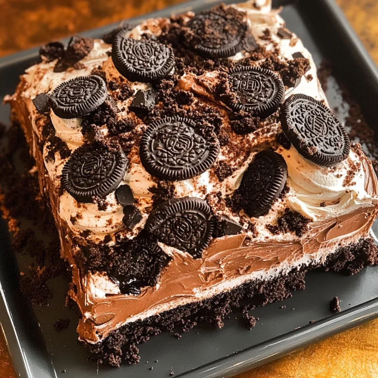 Oreo Dirt Cake