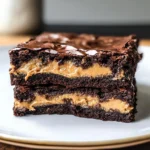Peanut Butter Stuffed Brownies