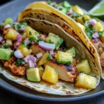 Refreshing Pineapple Chicken Tacos