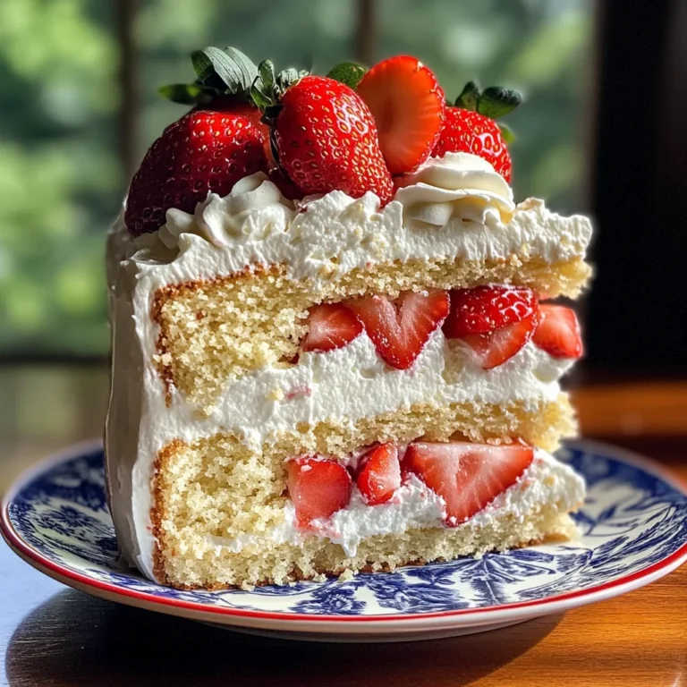 Small Batch Gluten Free Strawberry Shortcake Cake