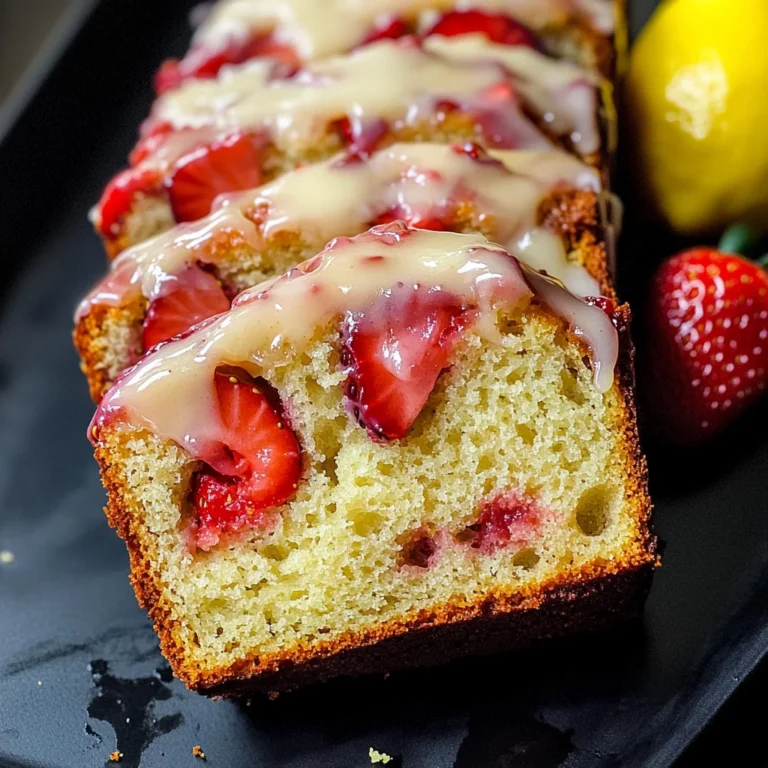 Strawberry Lemonade Quick Bread