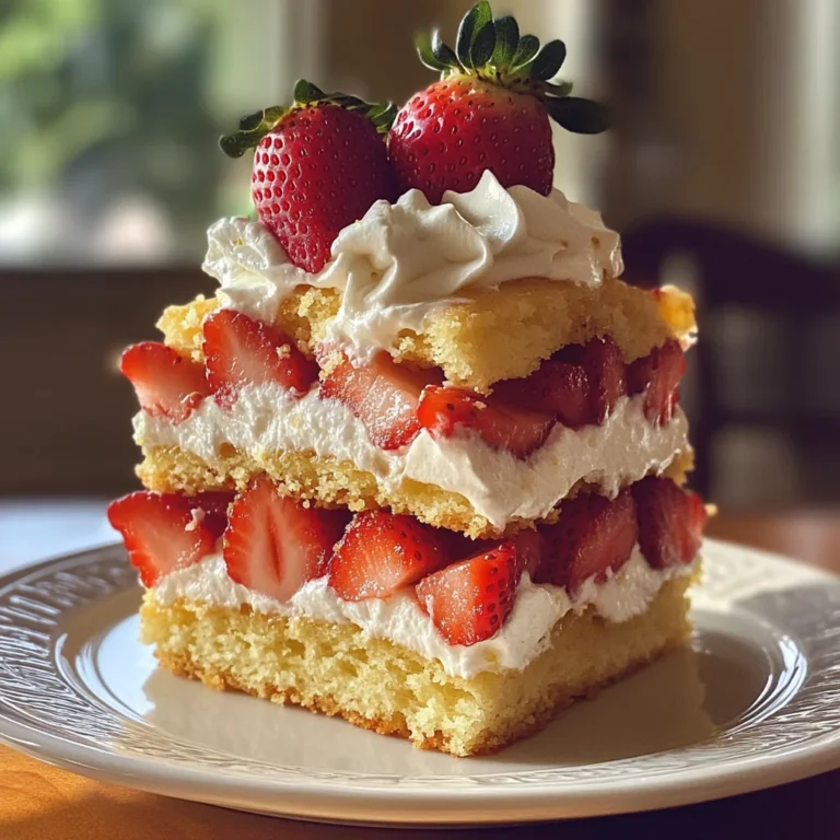 Strawberry Shortcake Recipe with Lemon Curd Whipped Cream