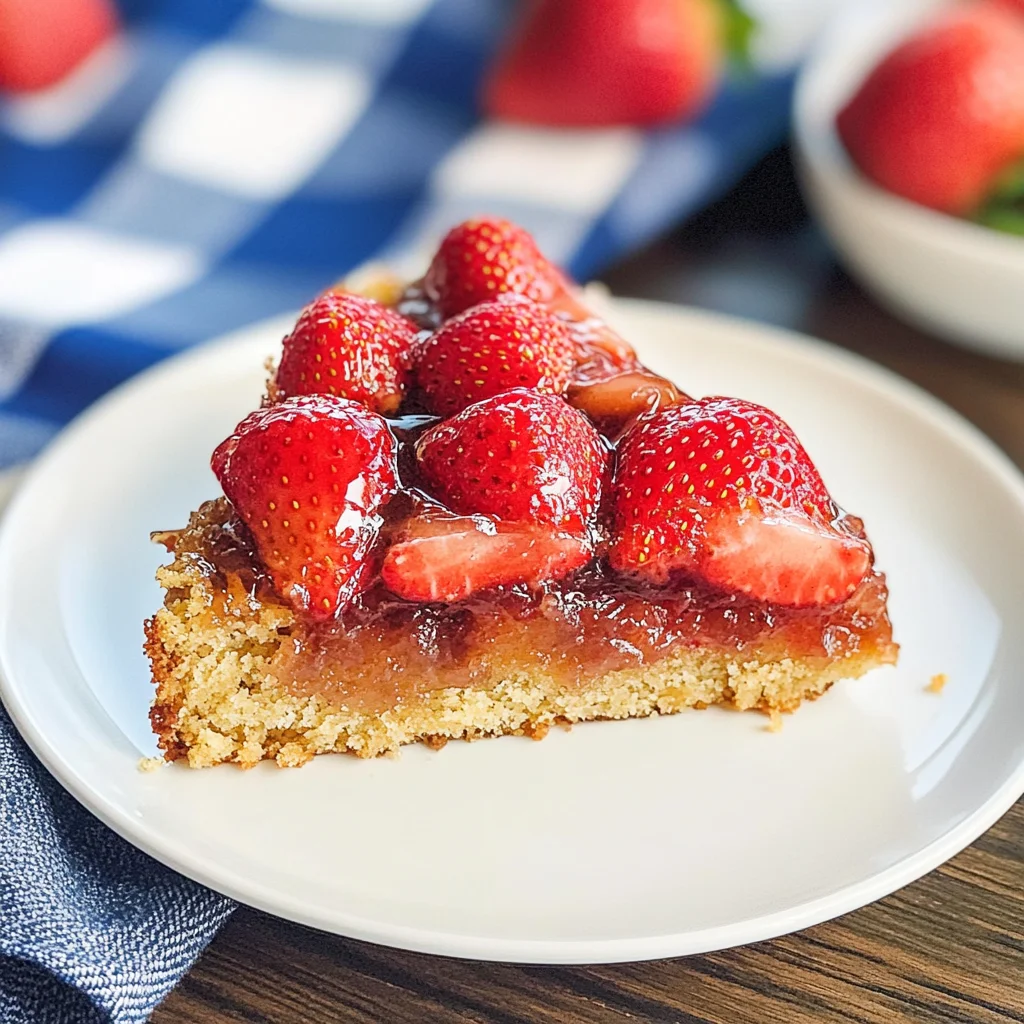 Strawberry Upside Down Cake
